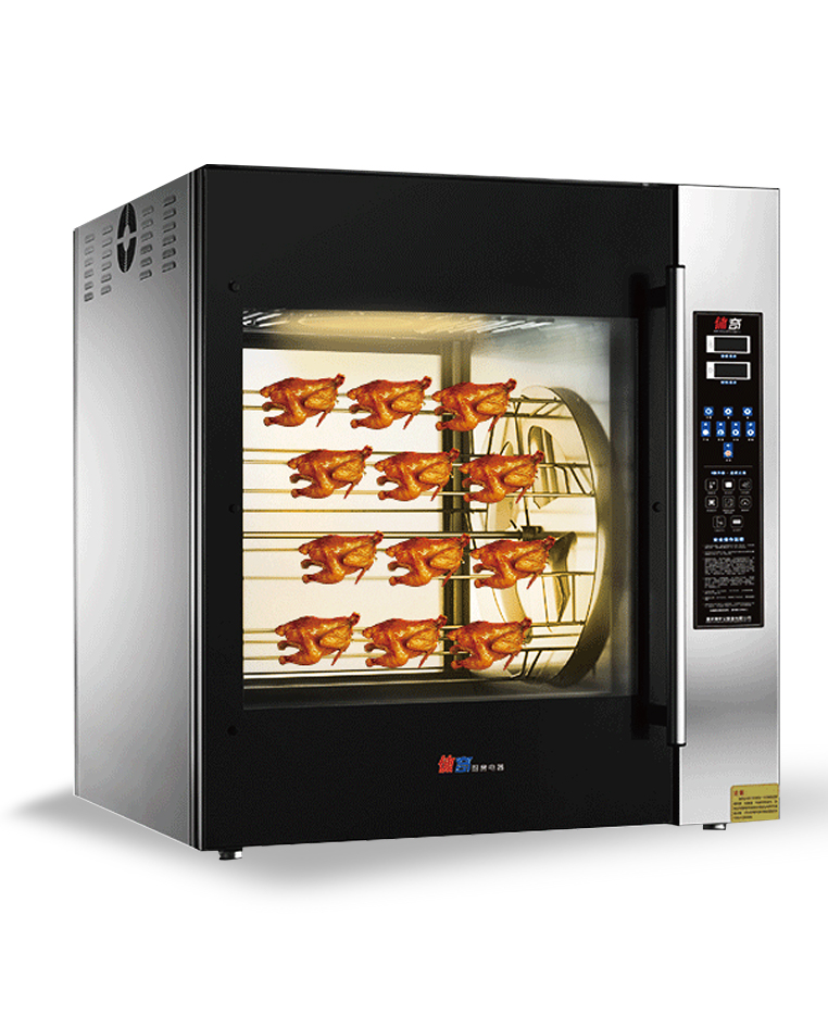 单层热风循环烤鸡炉